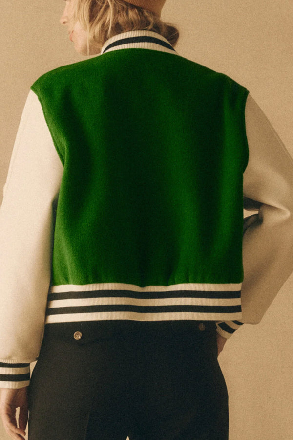 The Varsity Bomber in Field Green