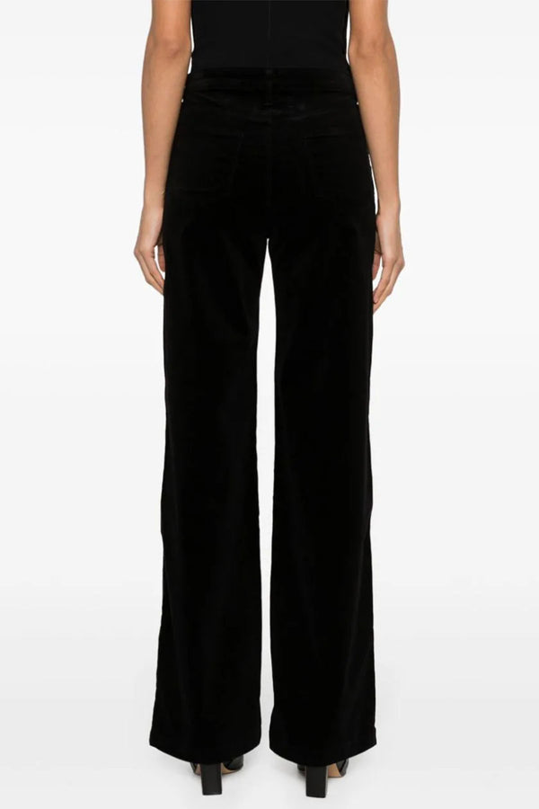 Clayton High Rise Wide Leg Jean in Noir