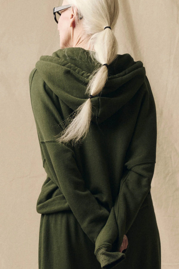 The Teammate Hoodie in Overdye Cypress