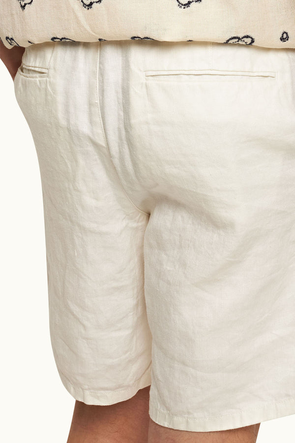 Cornell Linen Short  in Sand Bar