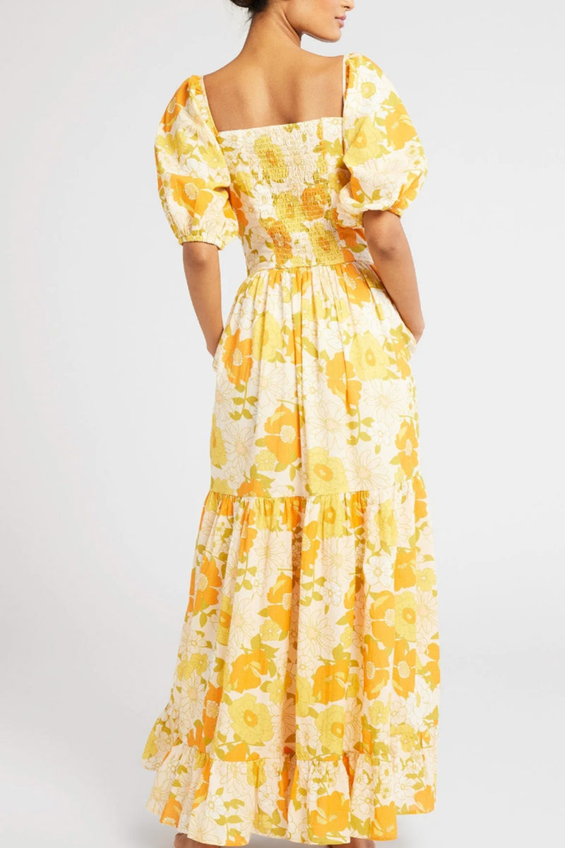 Manon Dress in Retro Floral