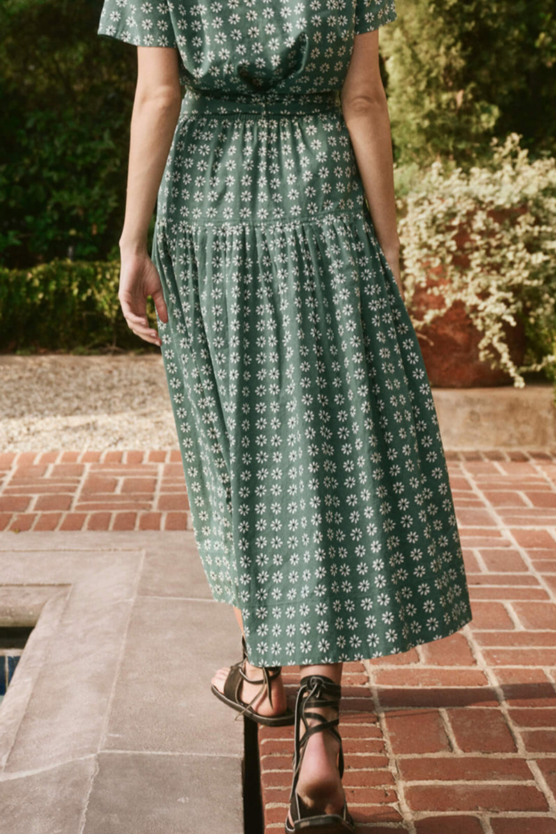 The Highland Skirt in Palm Leaf Bandana Floral