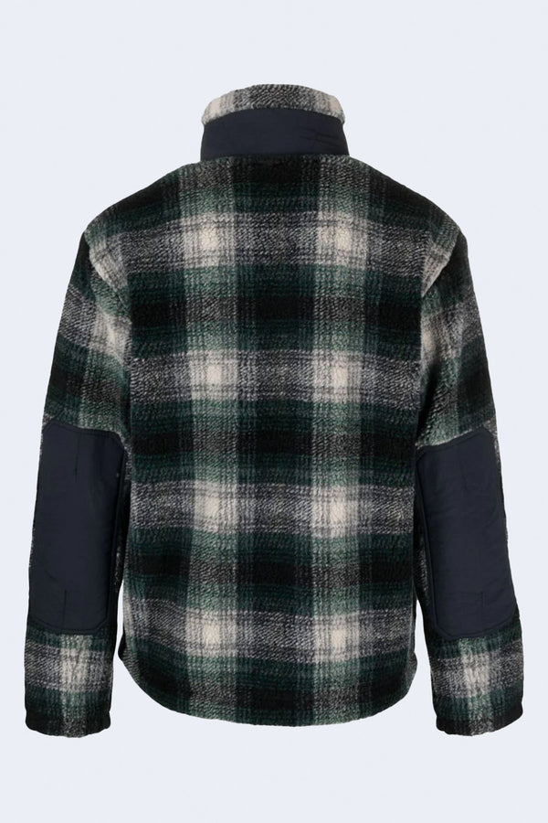 Sherpa Zip-Up in Hombre Grey