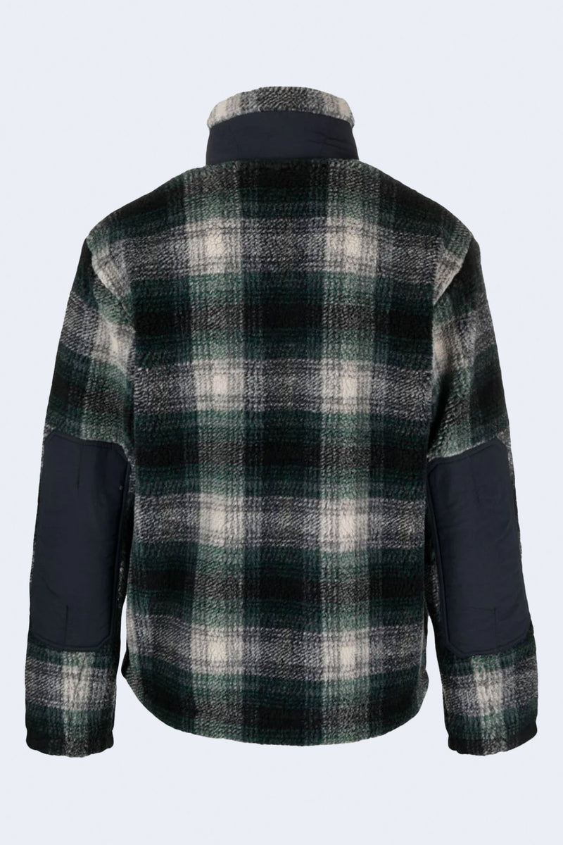 Sherpa Zip-Up in Hombre Grey