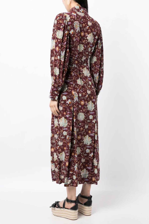 Athena Dress in Heliotrope