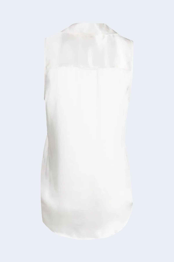 Emmy Sleeveless Blouse in Ivory