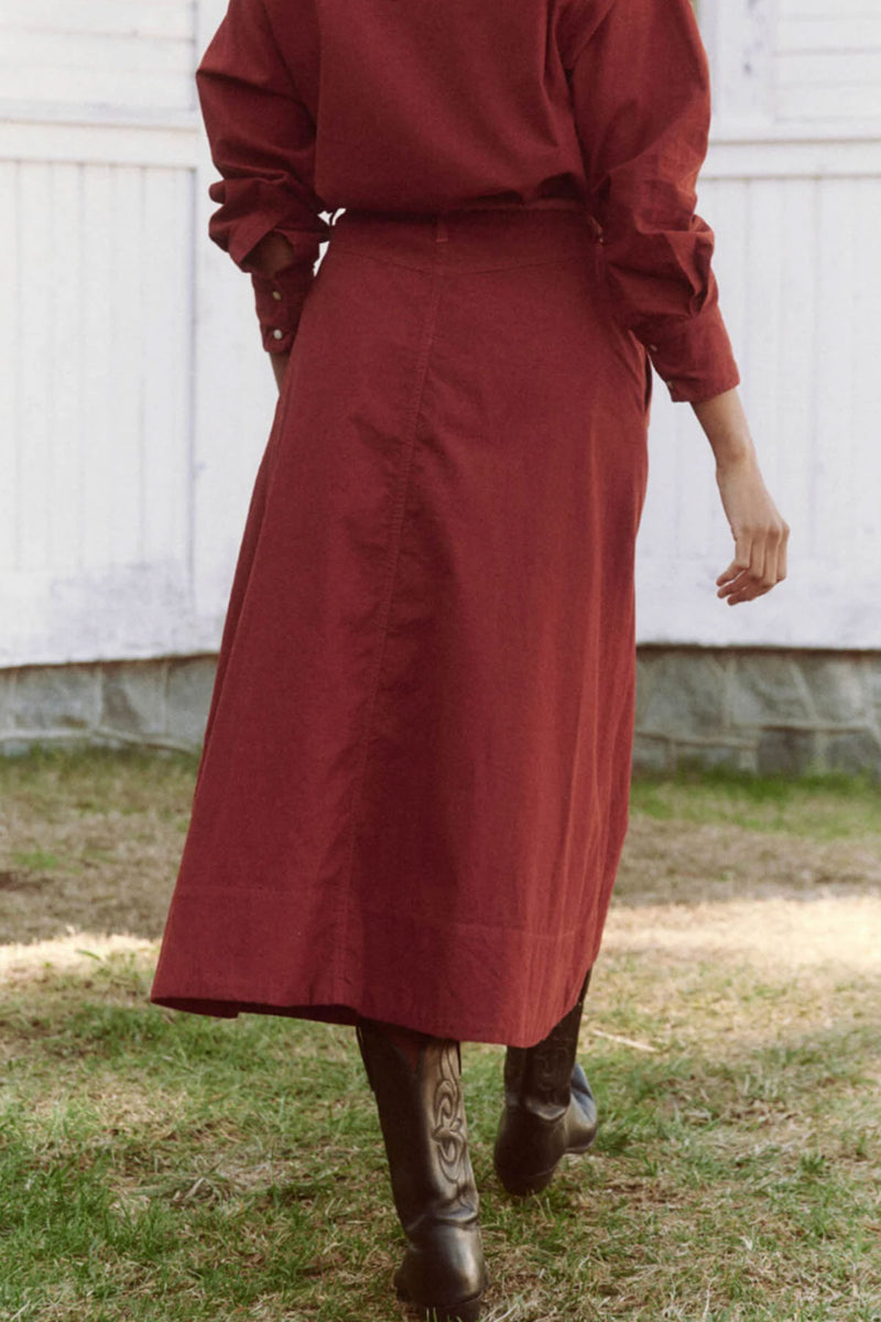 The Field Skirt in Strawberry Jam