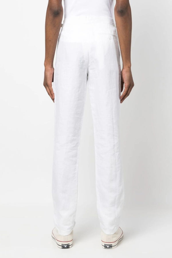 Griffon Linen Pant in White