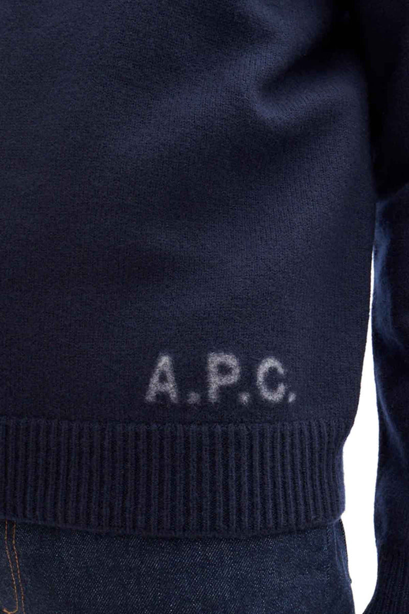 Pullover Edward in Dark Navy/Camel
