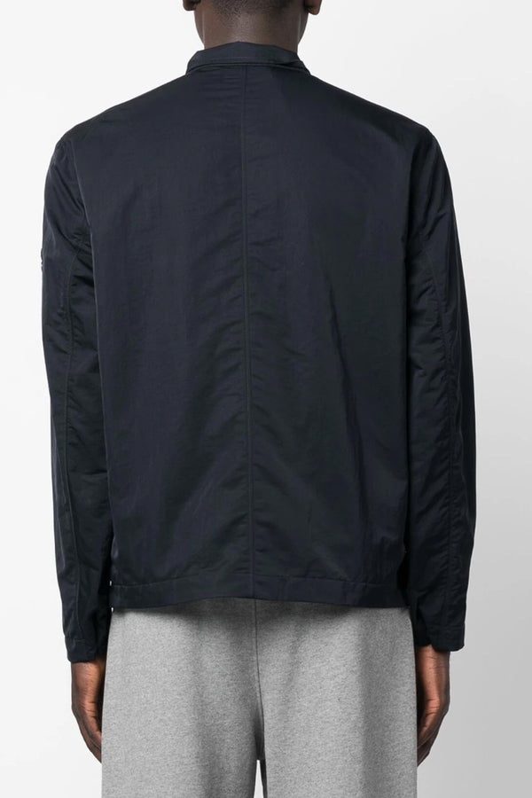 Giubbotto Zip Jacket in Navy Blue