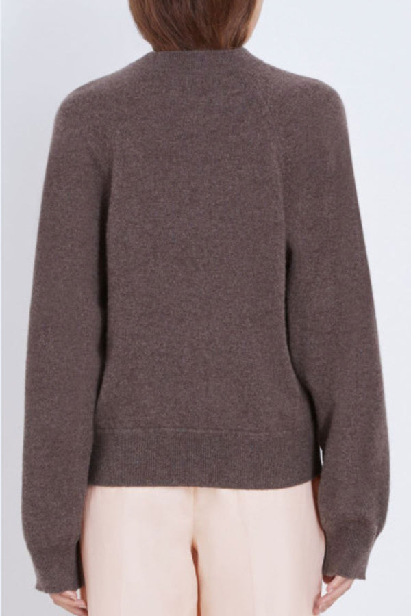 Pemba Cashmere Sweater in Grizzly Melange