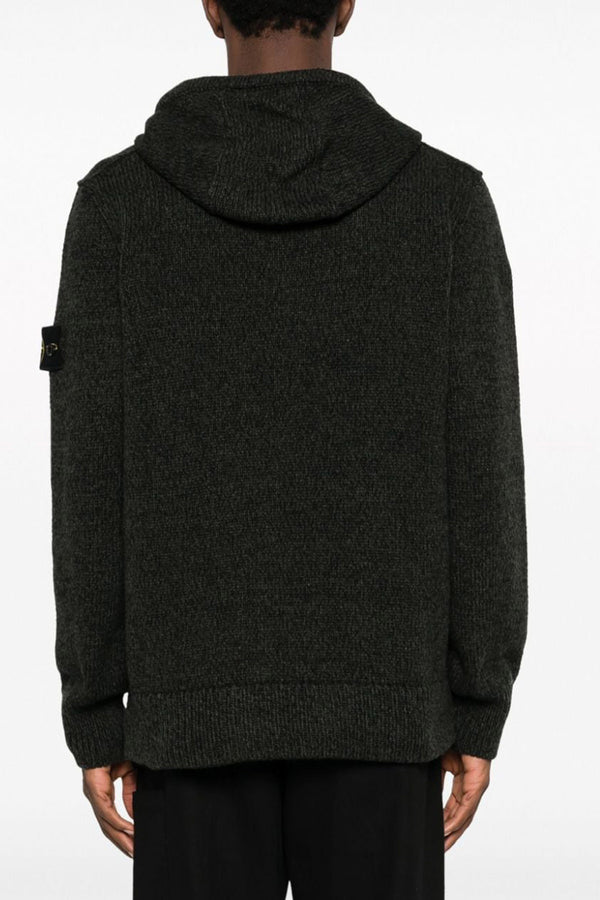 Maglia Hoodie in Black