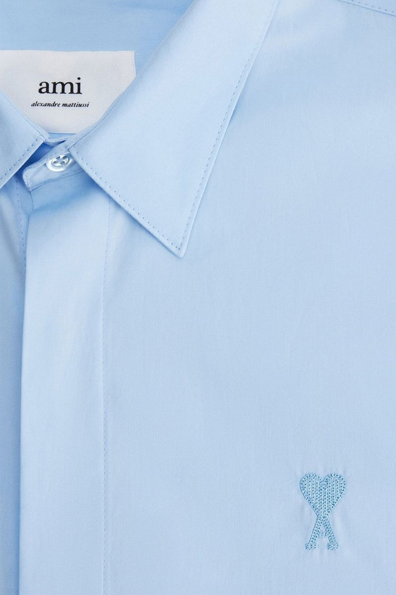 Tonal Ami De Coeur Shirt in Sky Blue
