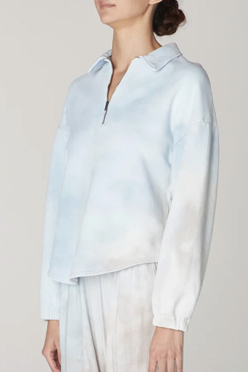 Milo Top in Blue Taupe