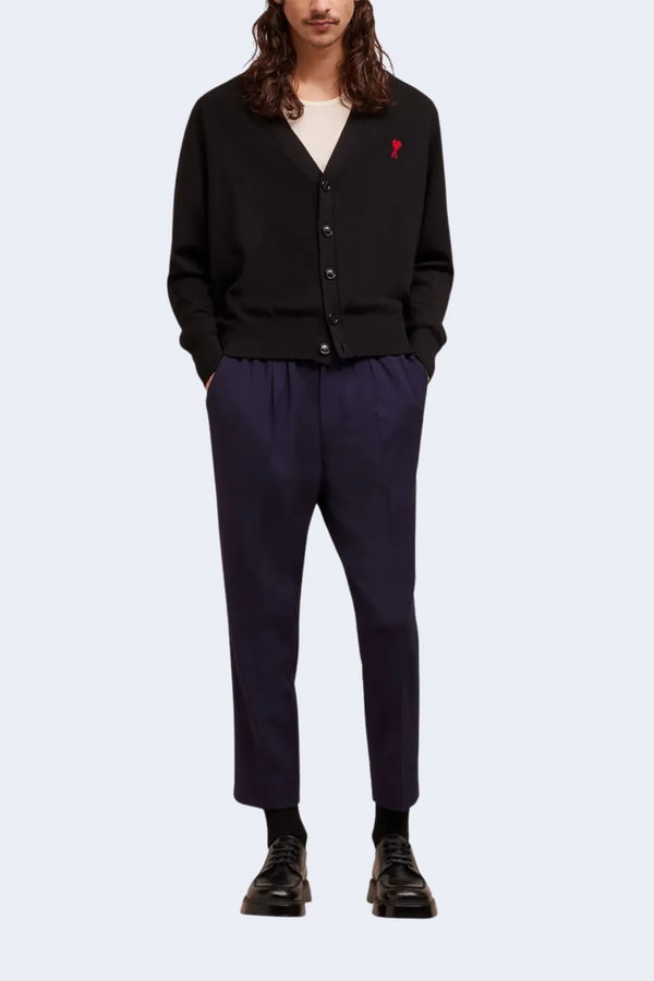 ADC Cardigan in Black with Red