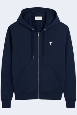 Ami De Coeur Hoodie in Night Blue