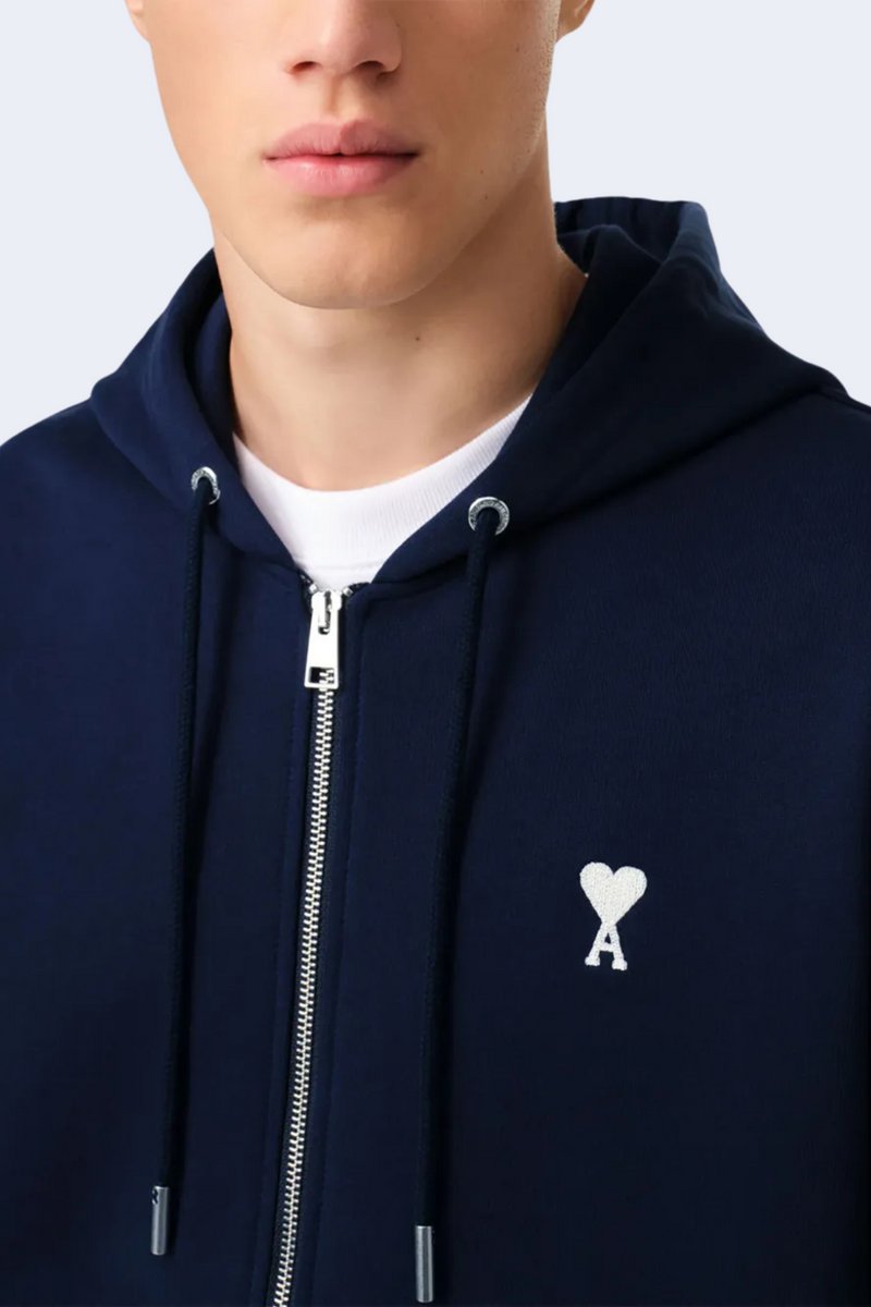 Ami De Coeur Hoodie in Night Blue