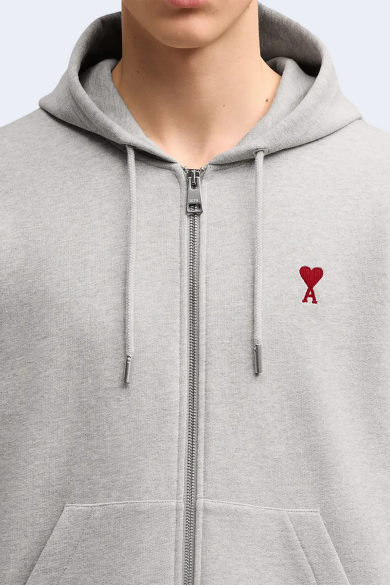 Ami De Coeur Hoodie in Heather Ash Grey