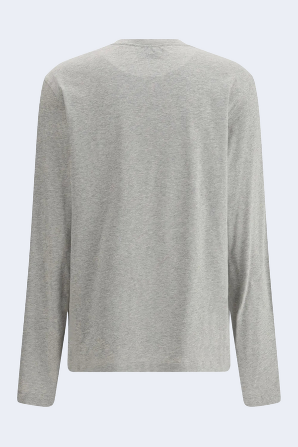 Red Adc Long Sleeve Tshirt in Heather Ash Grey