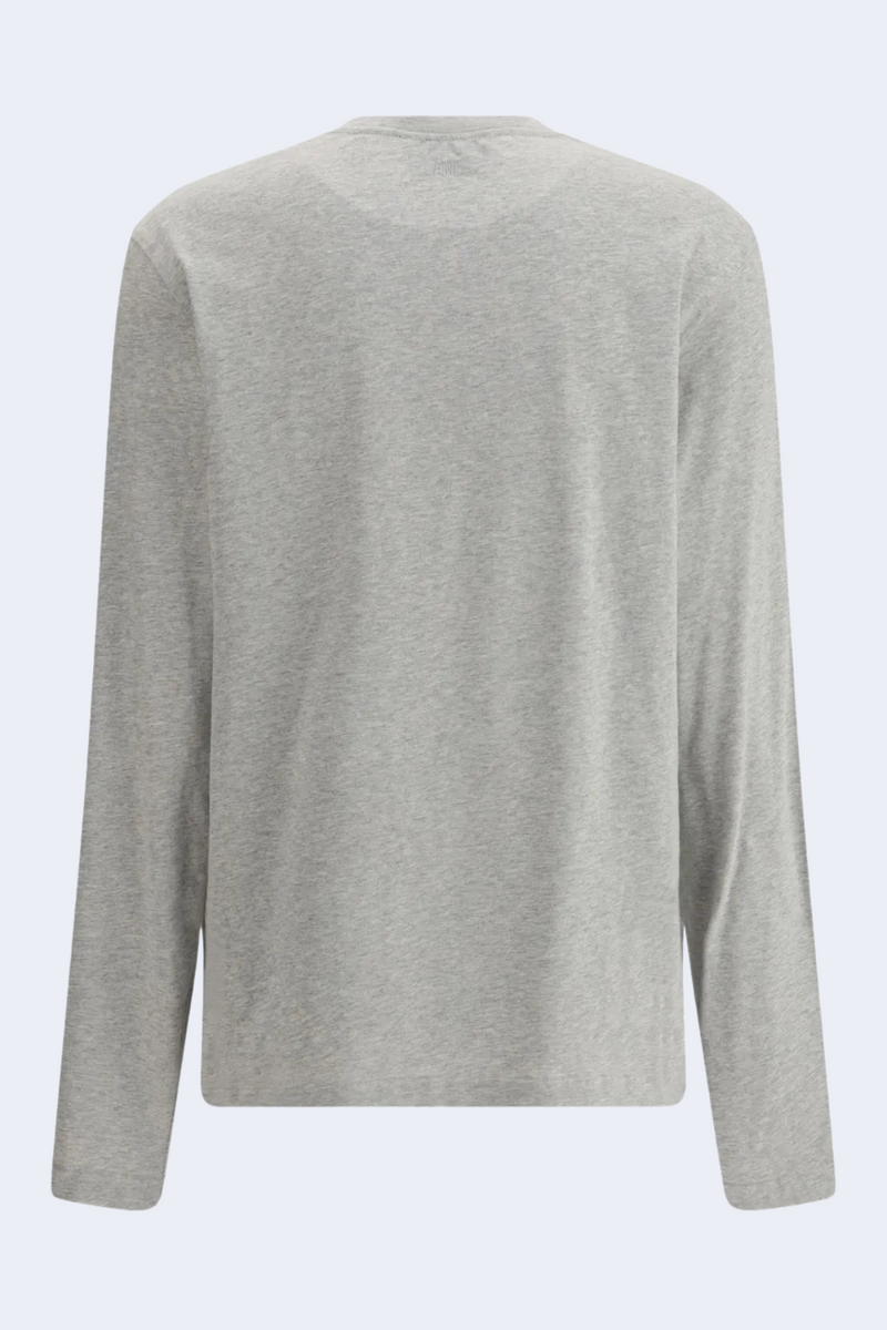 Red Adc Long Sleeve Tshirt in Heather Ash Grey