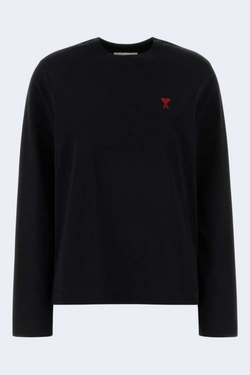 Red Adc Long Sleeve Tshirt in Black