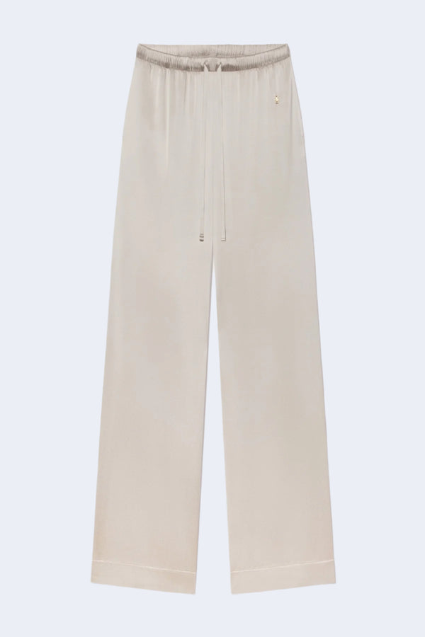Brody Silk Pant in Dove
