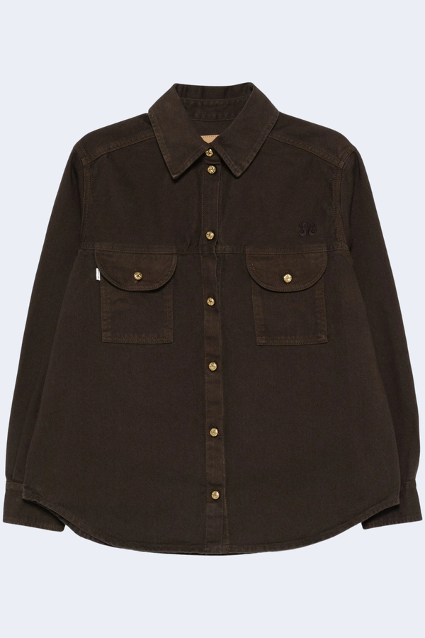 Clapotis Berber Shirt in Dark Choco