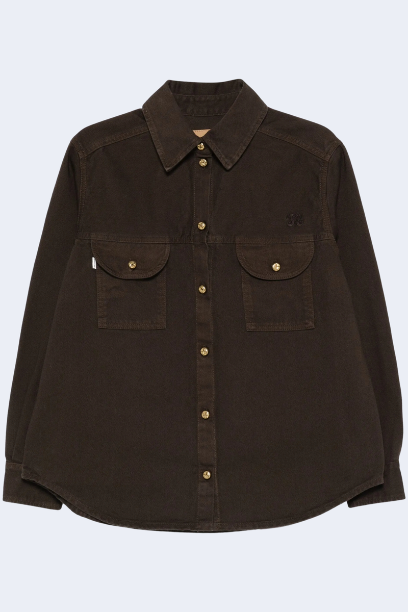 Clapotis Berber Shirt in Dark Choco