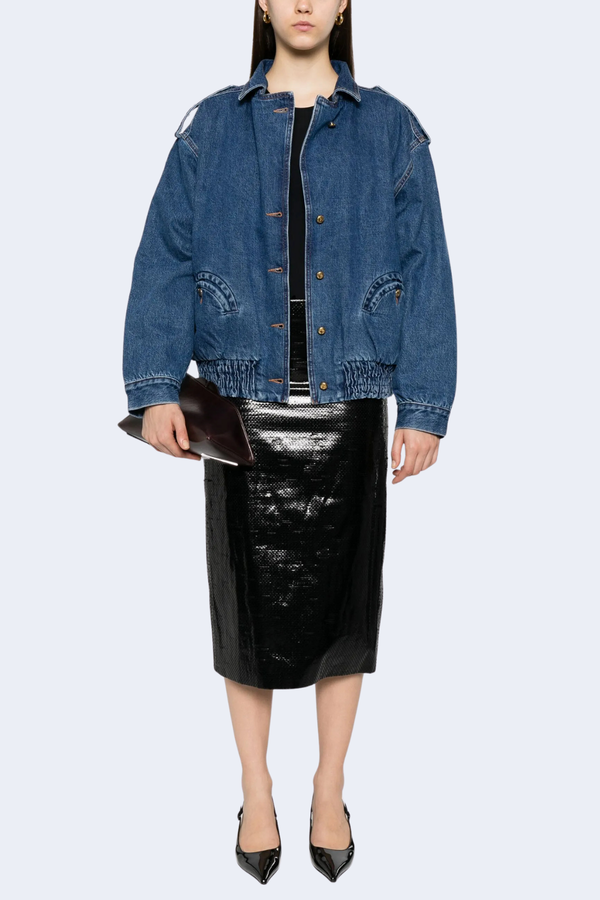 Nariida Charlie Bomber in Sapphire