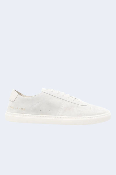 Men's Suede Upper With Leather Heel-Tab in 4102 Off White – TENET