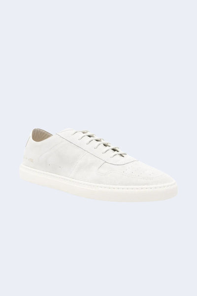 Men's Suede Upper With Leather Heel-Tab in 4102 Off White – TENET