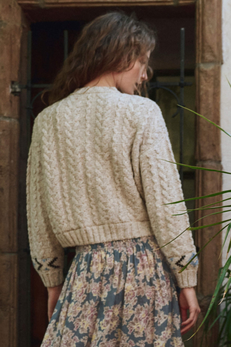 The Cavern Cardigan in Oat