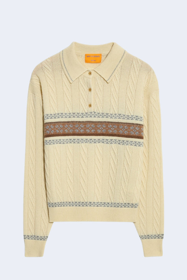 Cable Collegiate Polo in Mist Combo