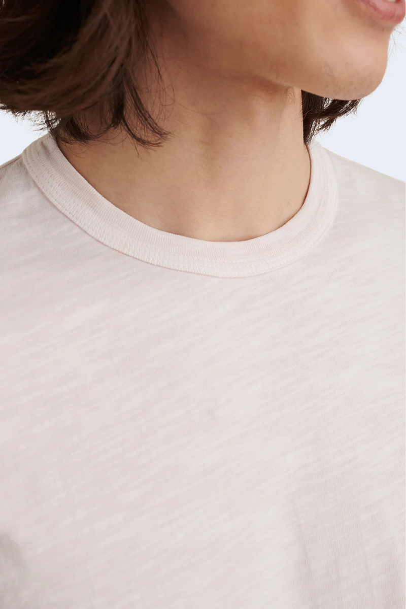 Men's Standard Slub Cotton Tee in Rose Water