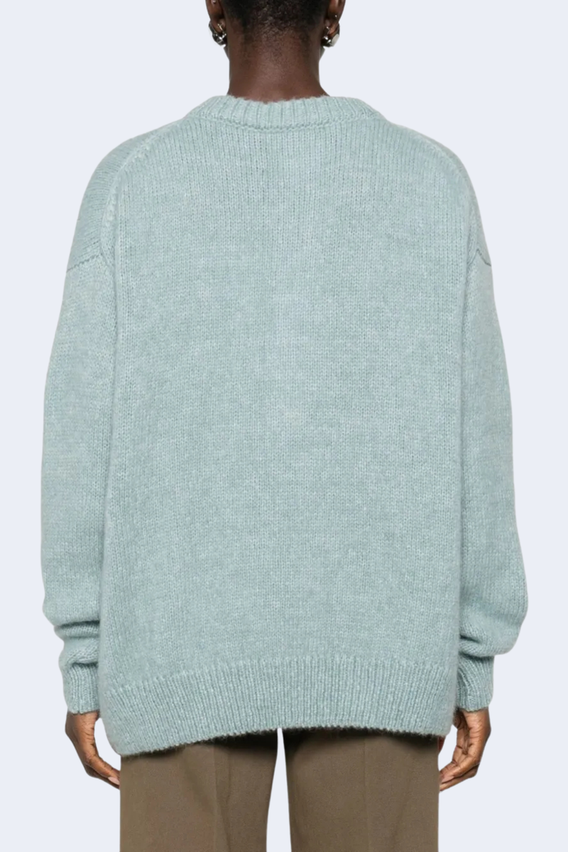 Lexa Buttoned Jumper in Light Blue