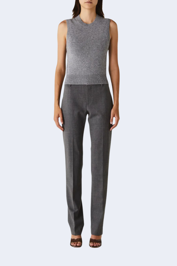 May Sweater Tank in Medium Grey Melange