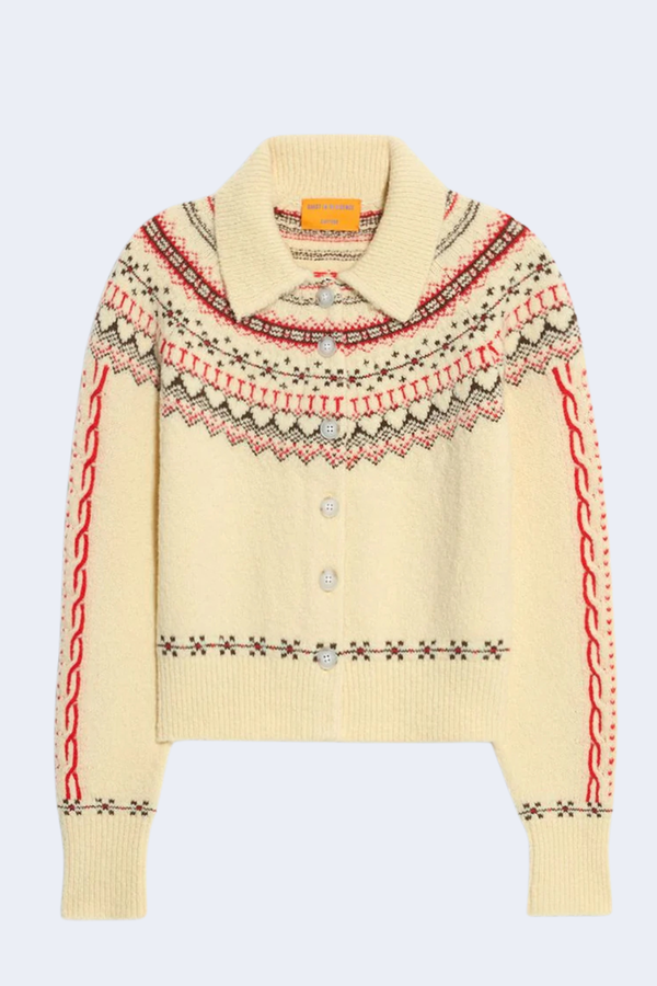 Cloud Chalet Cardigan in Mist Combo