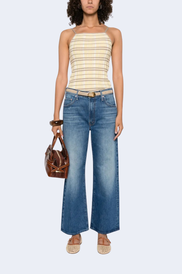 The Dodger Ankle Jean in Green Thumb