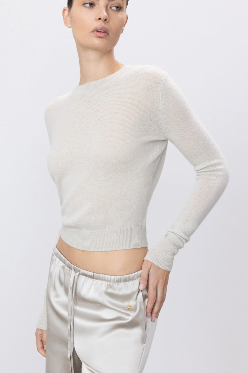 Francis Cashmere Sweater in Dove