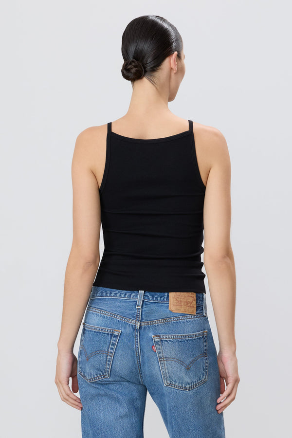 Iris Tank in Black