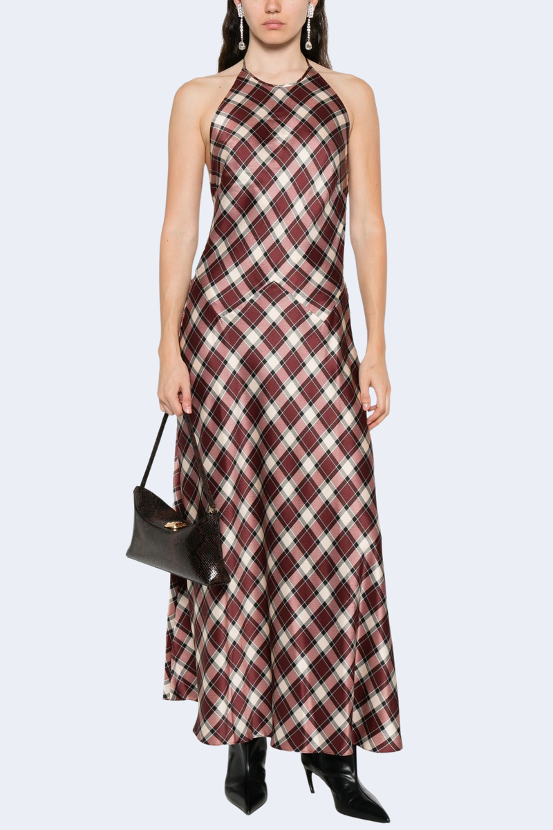 Maxime Dress in Norfolk Plaid