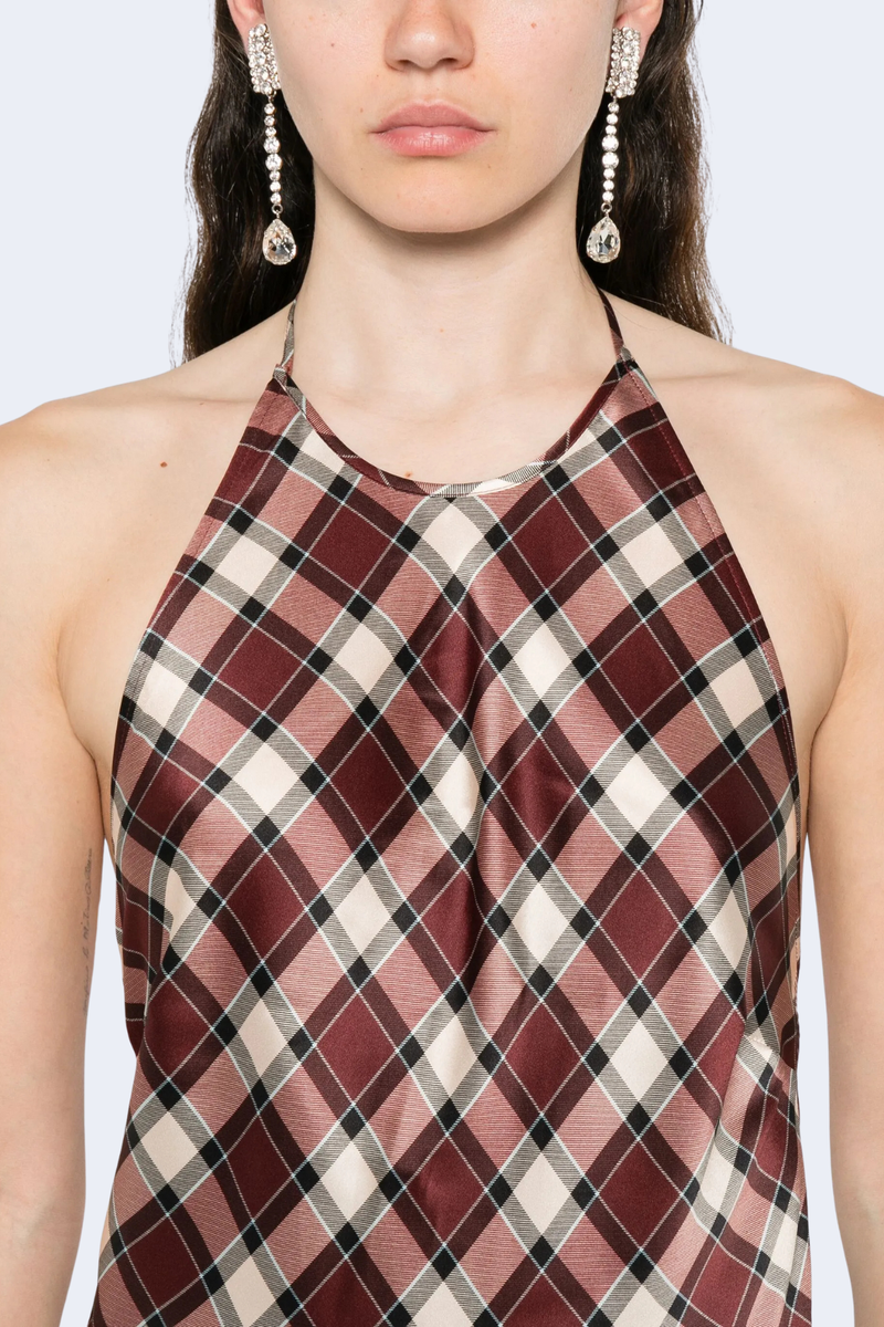 Maxime Dress in Norfolk Plaid