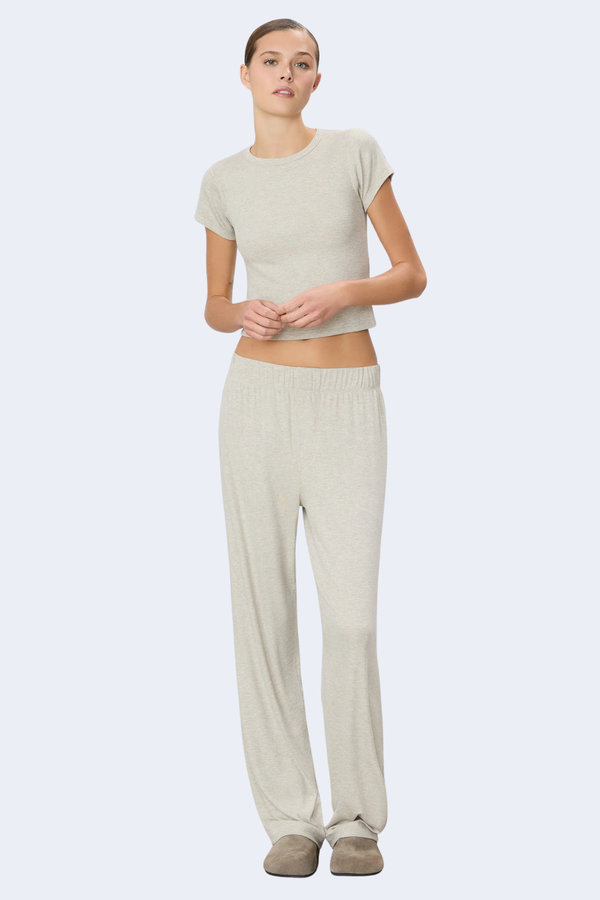 Lounge Pant in Heather Oatmeal