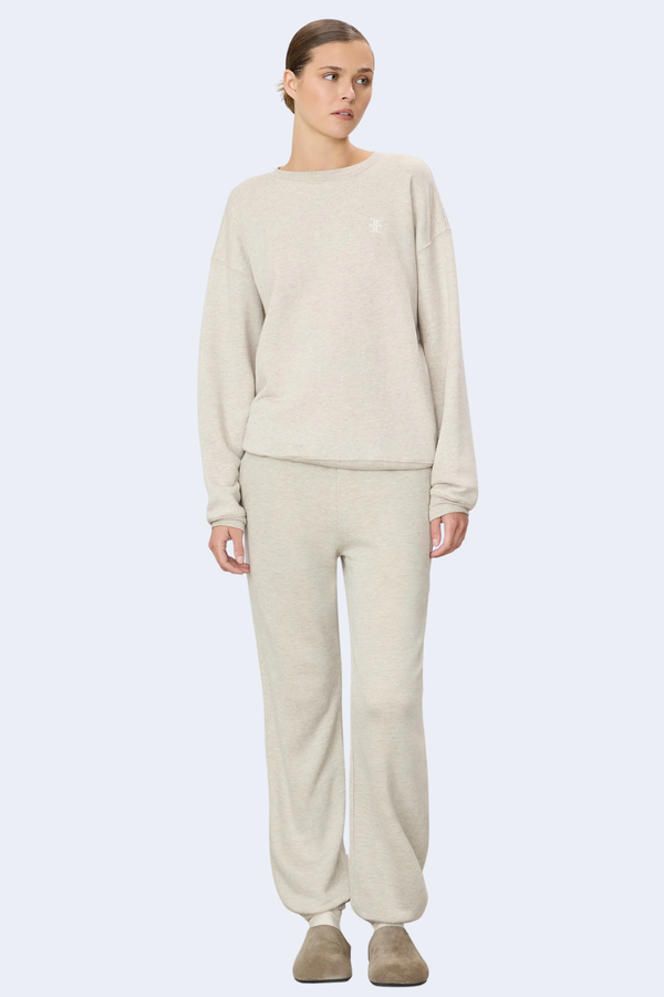 Classic Sweatpant in Heather Oatmeal