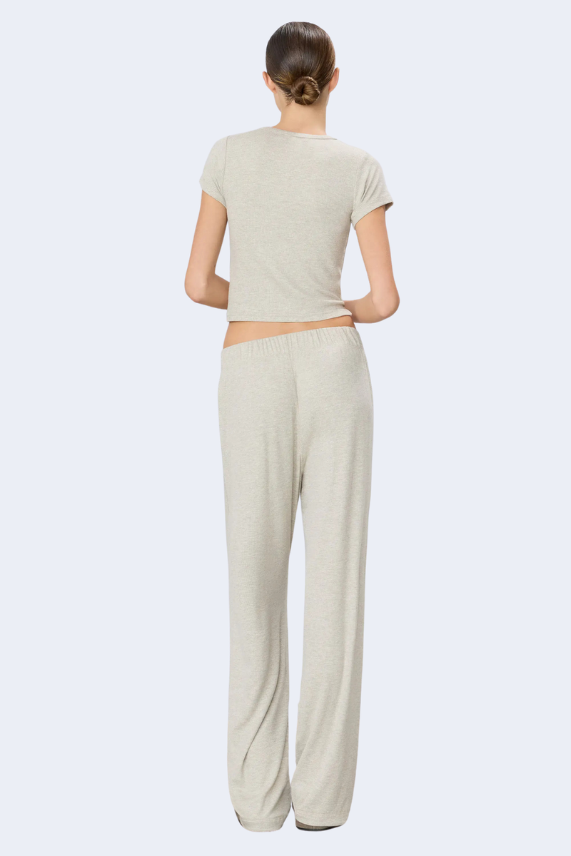 Lounge Pant in Heather Oatmeal