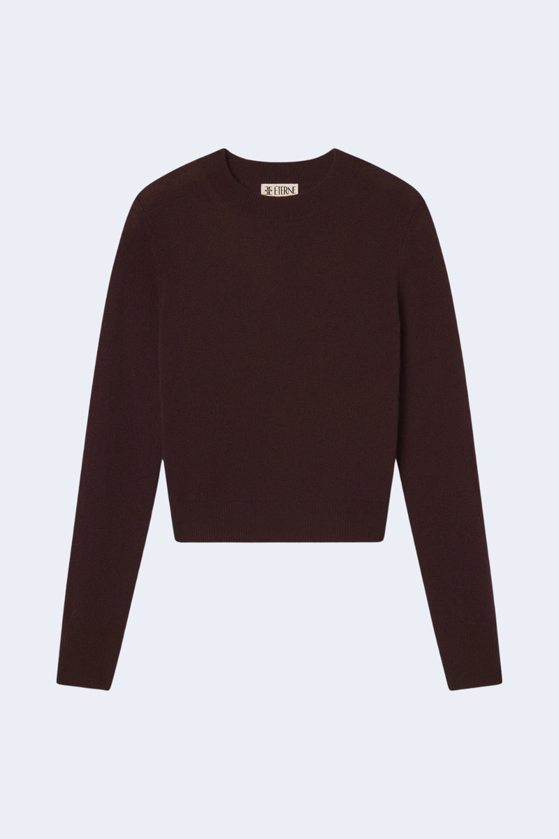 Francis Cashmere Sweater in Espresso