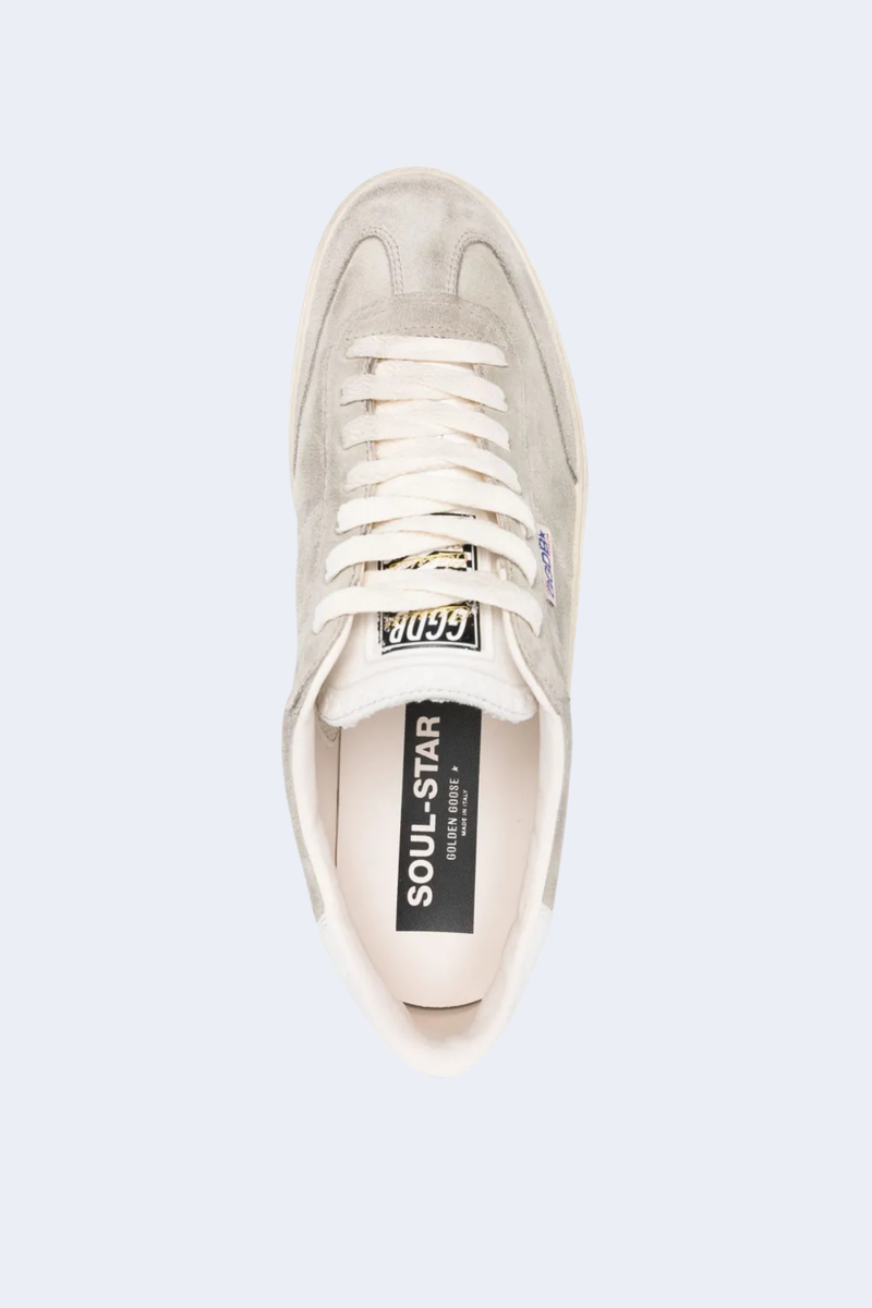 Men's Soul-Star Suede Upper Bio Based Hf Tongue Leat in Taupe/Milk