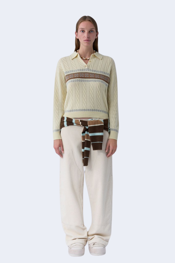 Cable Collegiate Polo in Mist Combo