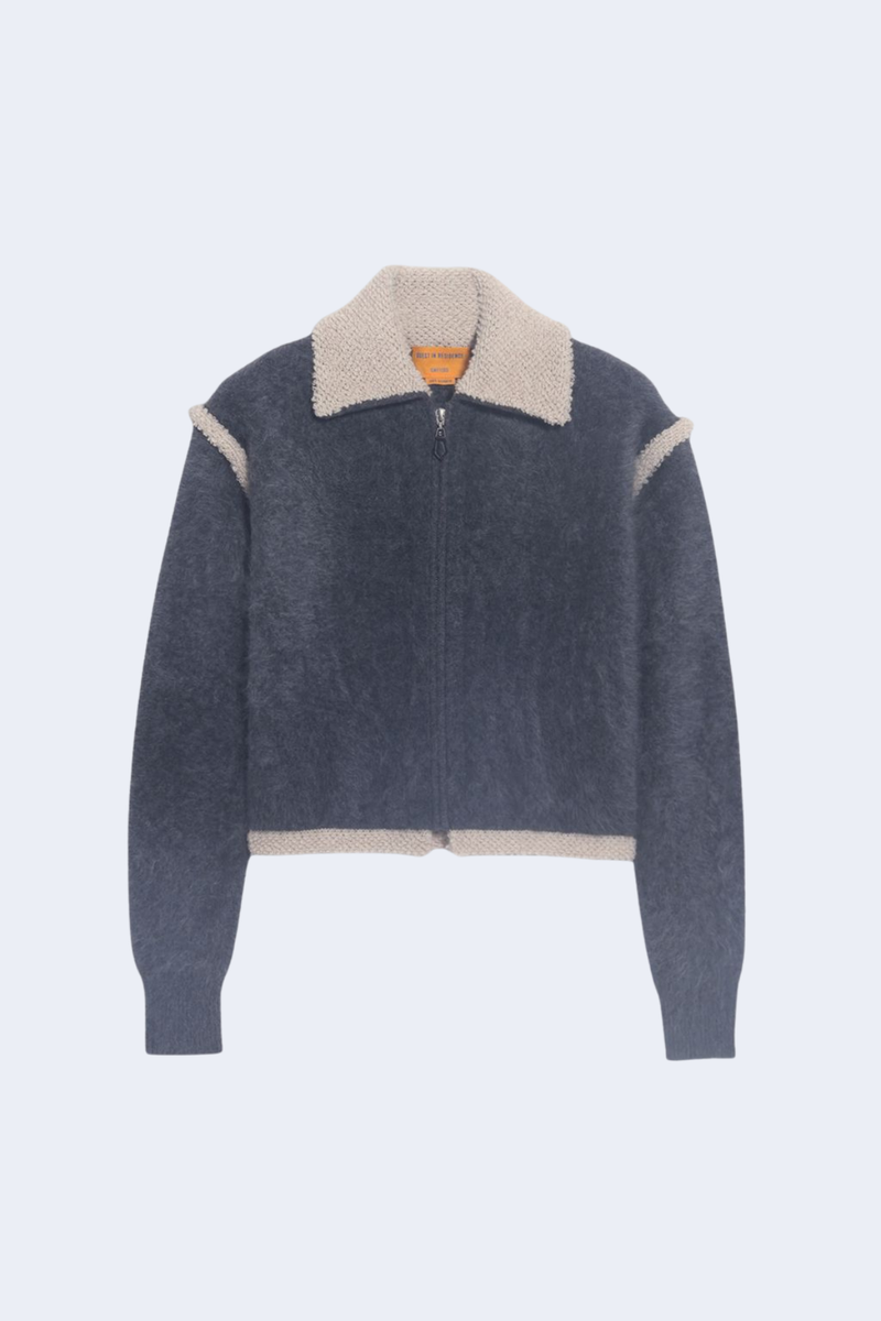 Grizzly Frankie Jacket in Charcoal/Oatmeal