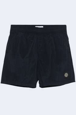 Swim Metal Nylon Shorts in Dark Navy